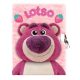 Disney Játékháború Lotso Strawberry 3D plüss A5 lakatos napló