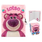 Disney Játékháború Lotso Strawberry 3D plüss A5 lakatos napló