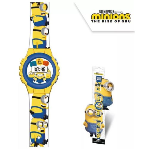 Minyonok digitális karóra 