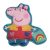 Peppa malac Shopping formapárna, díszpárna 35 cm Velúr