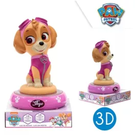 Mancs Őrjárat Éjjeli lámpa, éjszakai fény LED 3D