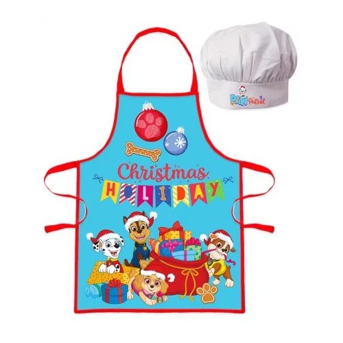 Mancs Őrjárat karácsony gyerek kötény 2 darabos szett 