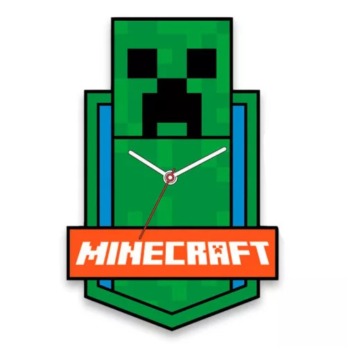 Minecraft Green XL falióra 50 cm 