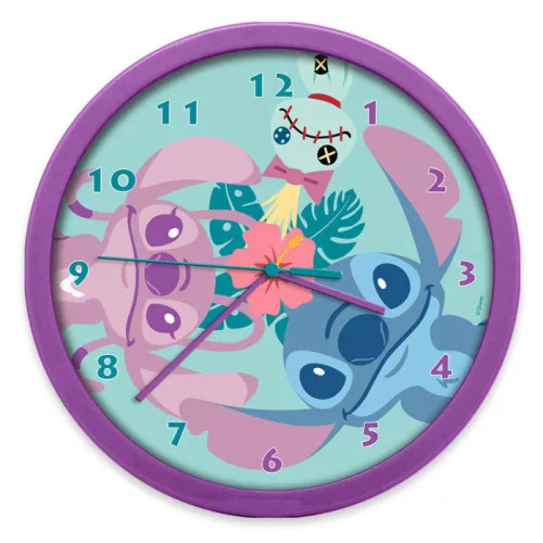Disney Lilo és Stitch, A csillagkutya Island falióra 25 cm 
