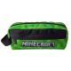 Minecraft Green 2 rekeszes tolltartó 23 cm