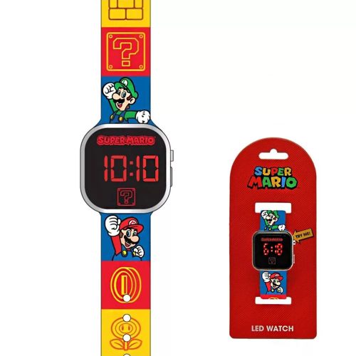 Super Mario Play digitális LED karóra