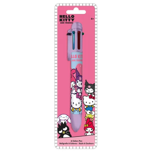 Hello Kitty Friends 6 színű toll 