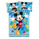 Disney Mickey Joyful gyerek, ovis ágyneműhuzat 100×135 cm, 40×60 cm