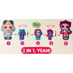 LOL Surprise 2 az 1-ben kifordítható párna, díszpárna 20*29 cm 