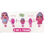 LOL Surprise 2 az 1-ben kifordítható párna, díszpárna 20*29 cm