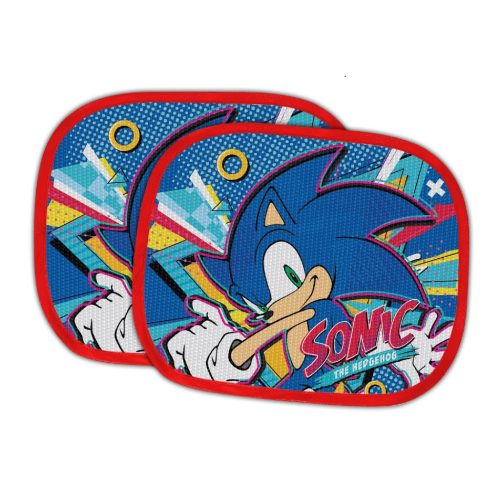 Sonic a sündisznó Turbo napellenző ablakra 2 db-os