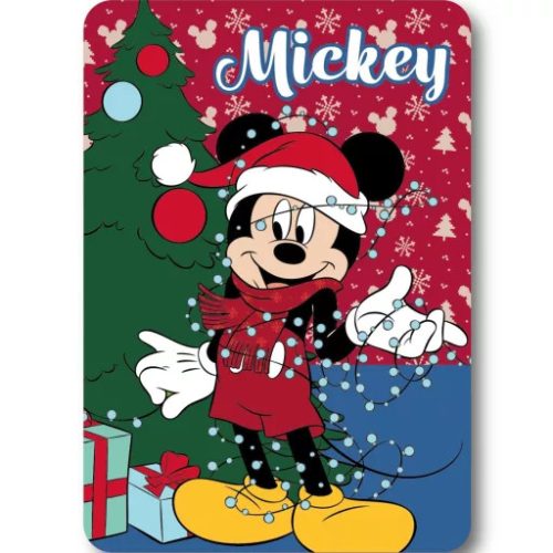Disney Mickey Lights Karácsony polár takaró 100x140cm 