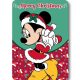 Disney Minnie Merry Moments Karácsony polár takaró 100x140cm 