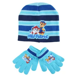 Mancs Őrjárat Team Winter gyerek sapka + kesztyű szett