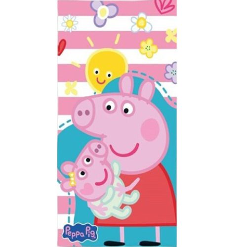 Peppa malac Little Love fürdőlepedő, strand törölköző 70x140cm (Fast Dry)