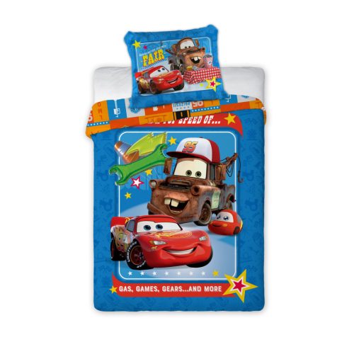 Disney Verdák Fair gyerek, ovis ágyneműhuzat 100×135cm, 40×60 cm