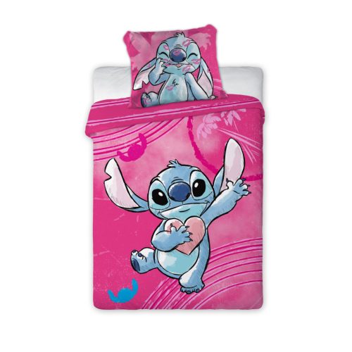 Disney Lilo és Stitch, A csillagkutya Heartbeat gyerek, ovis ágyneműhuzat 100×135 cm, 40×60 cm