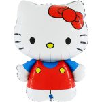 Hello Kitty Red fólia lufi 64 cm