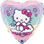 Hello Kitty Rainbow fólia lufi 46 cm