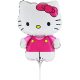 Hello Kitty Fuxia mini fólia lufi 35 cm (WP)