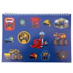 Mancs Őrjárat Rescue Wheels A/4 spirál vázlatfüzet 40 lapos matricával