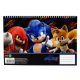  Sonic a sündisznó Hype Man A/4 spirál vázlatfüzet, 30 lapos 