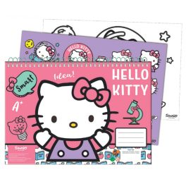 Hello Kitty A/4 spirál vázlatfüzet 40 lapos matricával