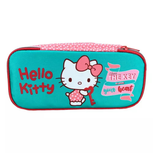 Hello Kitty Sweetheart 2 rekeszes tolltartó 26 cm 