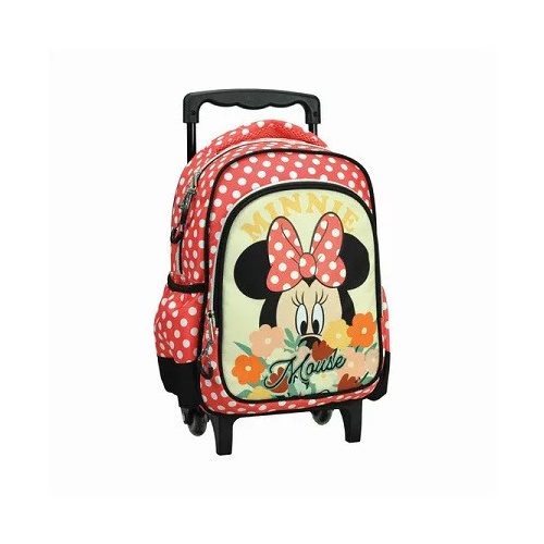 Disney Minnie Floral gurulós ovis hátizsák, táska 30 cm