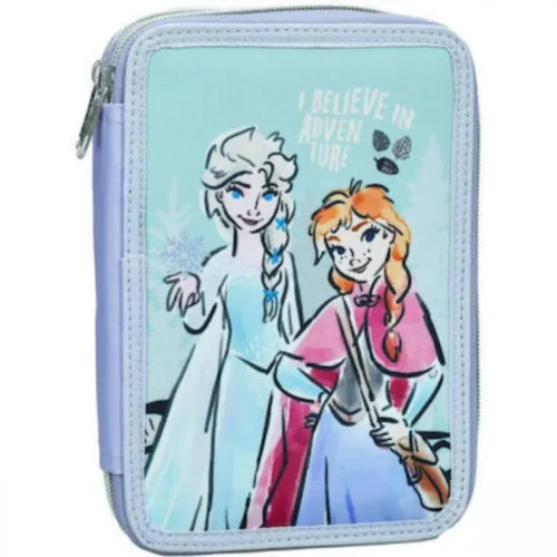 Disney Jégvarázs Adventure tolltartó töltött 2 emeletes 
