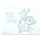 Dóra, a felfedező Jungle A/4 spirál vázlatfüzet 40 lapos matricával