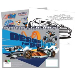   Hot Wheels Speed A/4 spirál vázlatfüzet 40 lapos matricával 