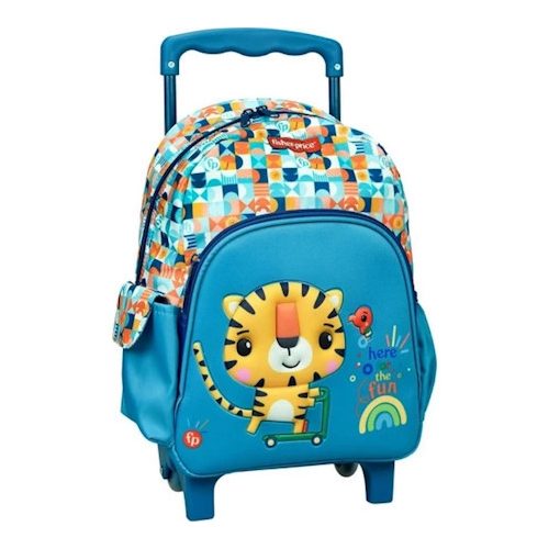Fisher-Price Animals Tiger gurulós ovis hátizsák, táska 30 cm