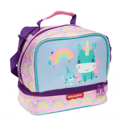 Fisher Price Unikornis thermo uzsonnás táska 21 cm 