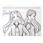 Barbie Paints A/4 spirál vázlatfüzet 40 lapos matricával