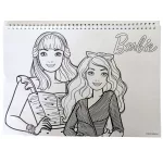 Barbie Paints A/4 spirál vázlatfüzet 40 lapos matricával