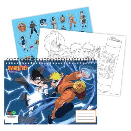 Naruto A/4 spirál vázlatfüzet 40 lapos matricával 