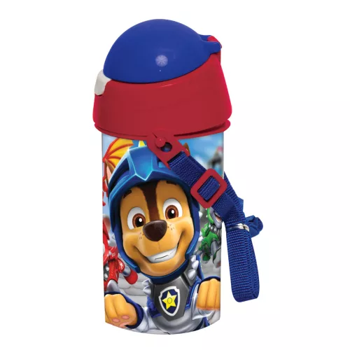 Mancs Őrjárat Knights műanyag szívószálas kulacs akasztóval 500 ml