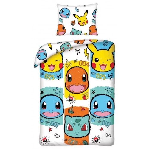 Pokémon ágyneműhuzat Heads 140×200cm, 70×90 cm 