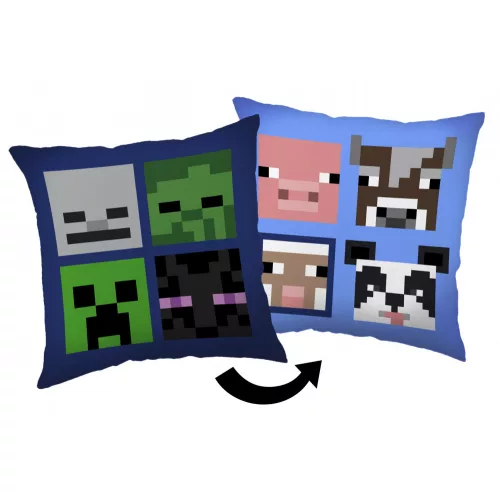 Minecraft Bad Mobs párna, díszpárna 40 x 40 cm