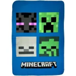 Minecraft Bad Mobs szuper puha polár takaró 100x150cm