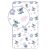 Disney Lilo és Stitch, A csillagkutya White gumis lepedő 90x200 cm