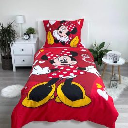   Disney Minnie Love & Stars ágyneműhuzat 140×200cm, 70×90 cm