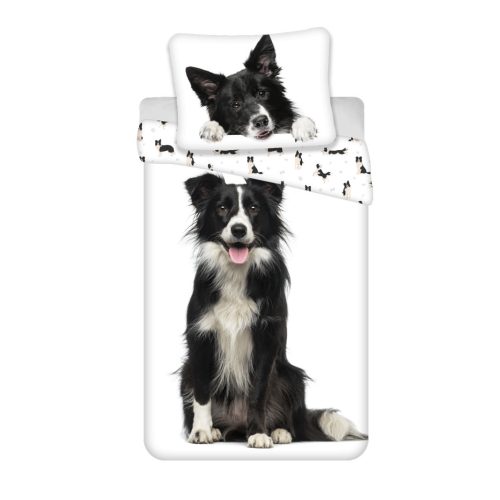 Kutyás Border Collie ágyneműhuzat 140×200cm, 70×90 cm
