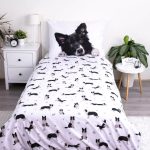 Kutyás Border Kolie ágyneműhuzat 140×200cm, 70×90 cm