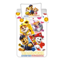    Mancs Őrjárat Teamwork gyerek ágyneműhuzat 100×135cm, 40×60 cm