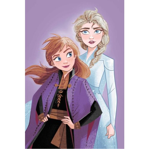 Disney Jégvarázs Purple mikroflanel takaró 100x150cm