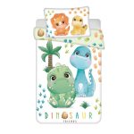 Dinoszaurusz Friends gyerek ágyneműhuzat 100×135cm, 40×60 cm 
