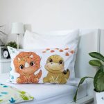 Dinoszaurusz Friends gyerek ágyneműhuzat 100×135cm, 40×60 cm 