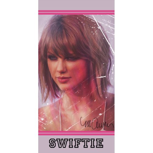 Taylor Swift Swiftie fürdőlepedő, strand törölköző 70x140cm